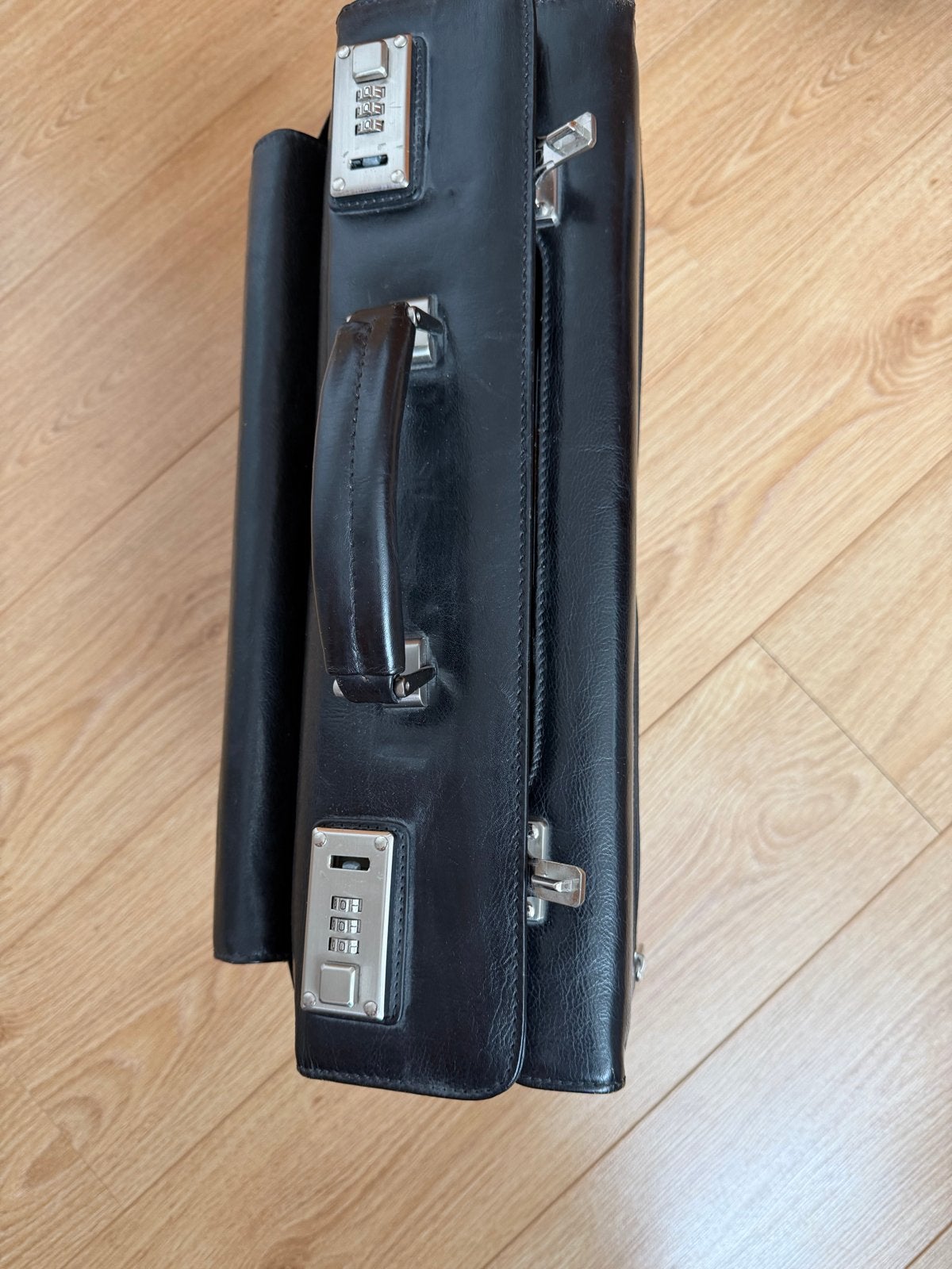 Lederen Business Tas - Professioneel & Praktisch, Sieraden, Tassen en Uiterlijk, 40 tot 60 cm, Gebruikt, Zwart, 35 tot 55 cm