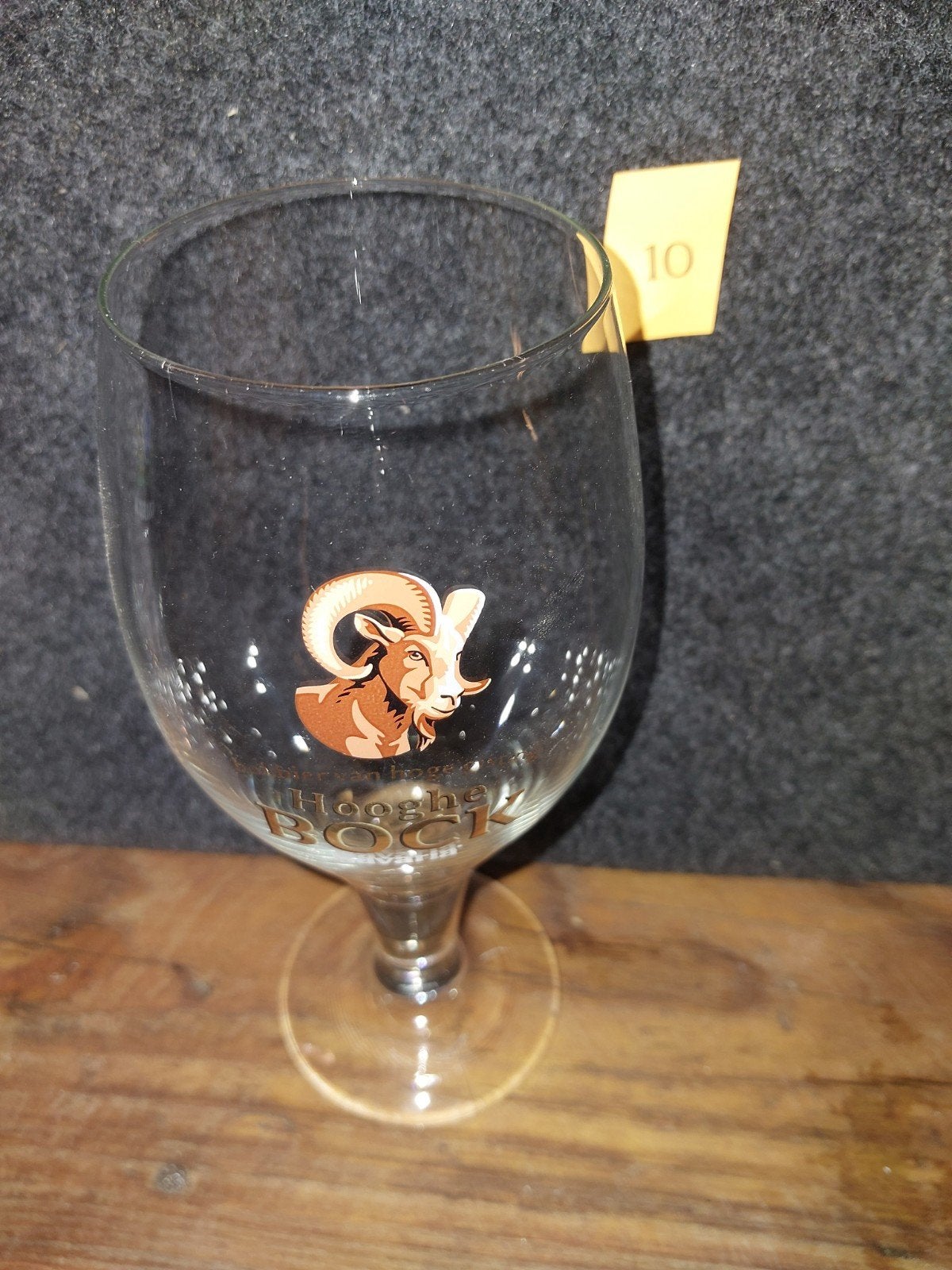 Bavaria Hooghe Bock bierglas, Ophalen of Verzenden, Zo goed als nieuw, Overige merken, Glas