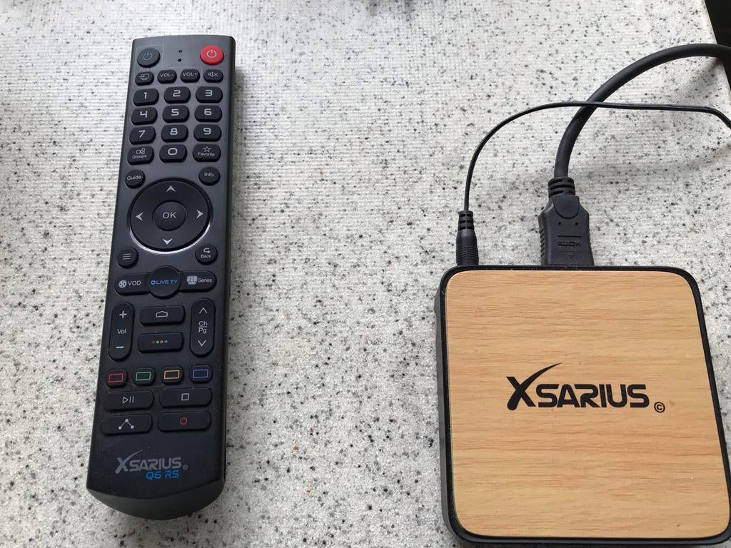 XSARIUS Q6 RS Android TV Box met afstandsbediening, Audio, Tv en Foto, Mediaspelers, Ophalen of Verzenden, Gebruikt, HDMI, Zonder harde schijf