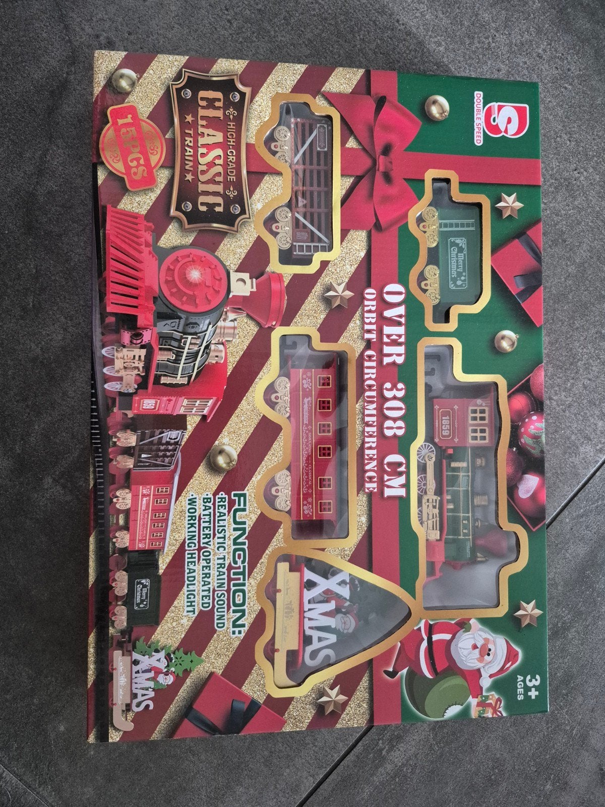 Kersttrein Speelgoedset - Classic Train met Licht & Geluid, Diversen, Ophalen, Nieuw