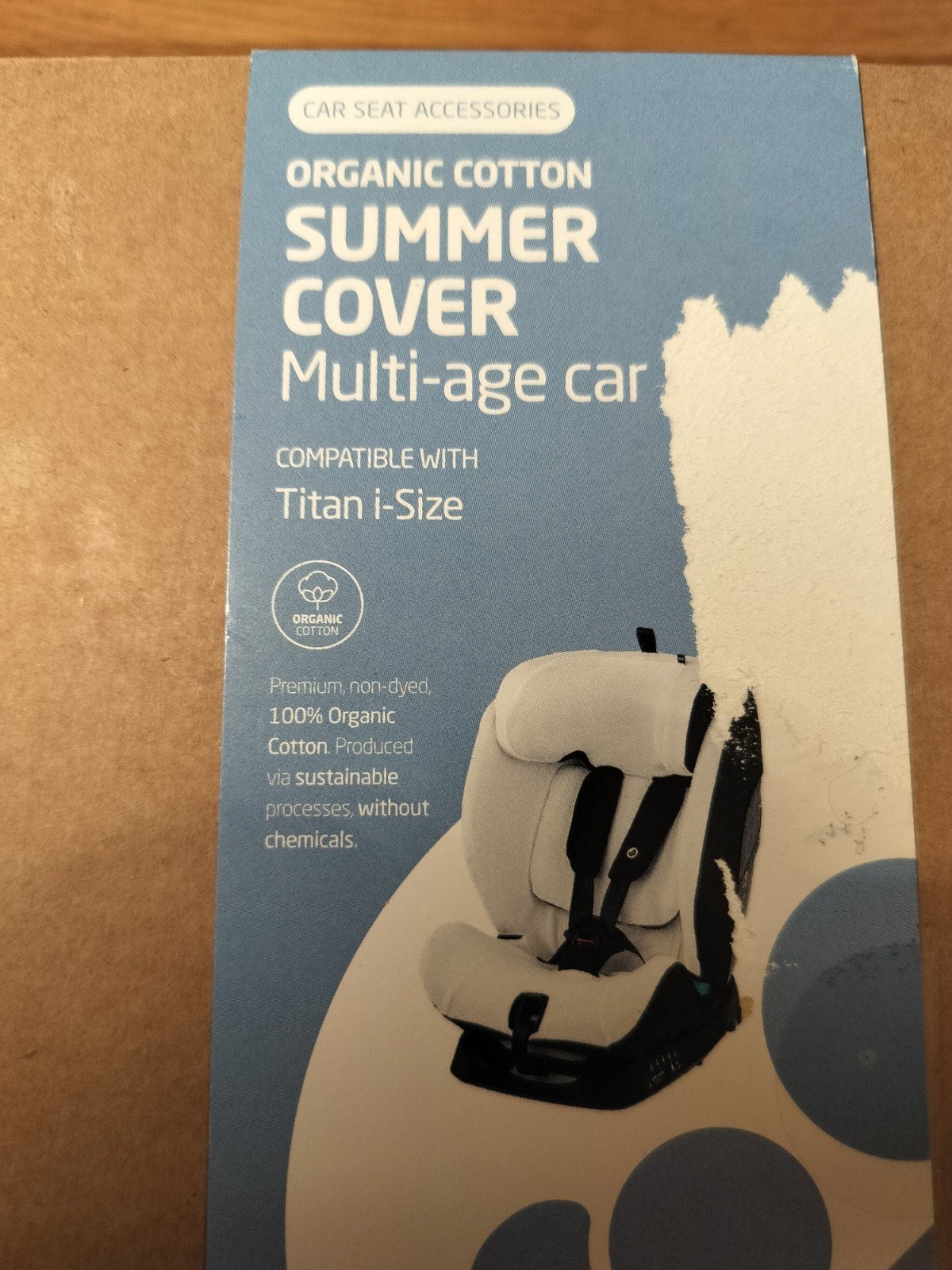 Maxi Cosi organic cotton summer cover titan i-size NIEUW!, Auto diversen, Autohoezen, Ophalen of Verzenden, Nieuw, Op maat