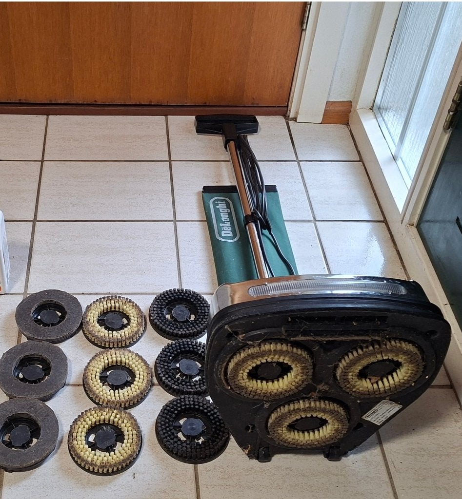 parketboenmachine DeLonghi LC500c, Gebruikt, Overige typen, Ophalen, Stofzak