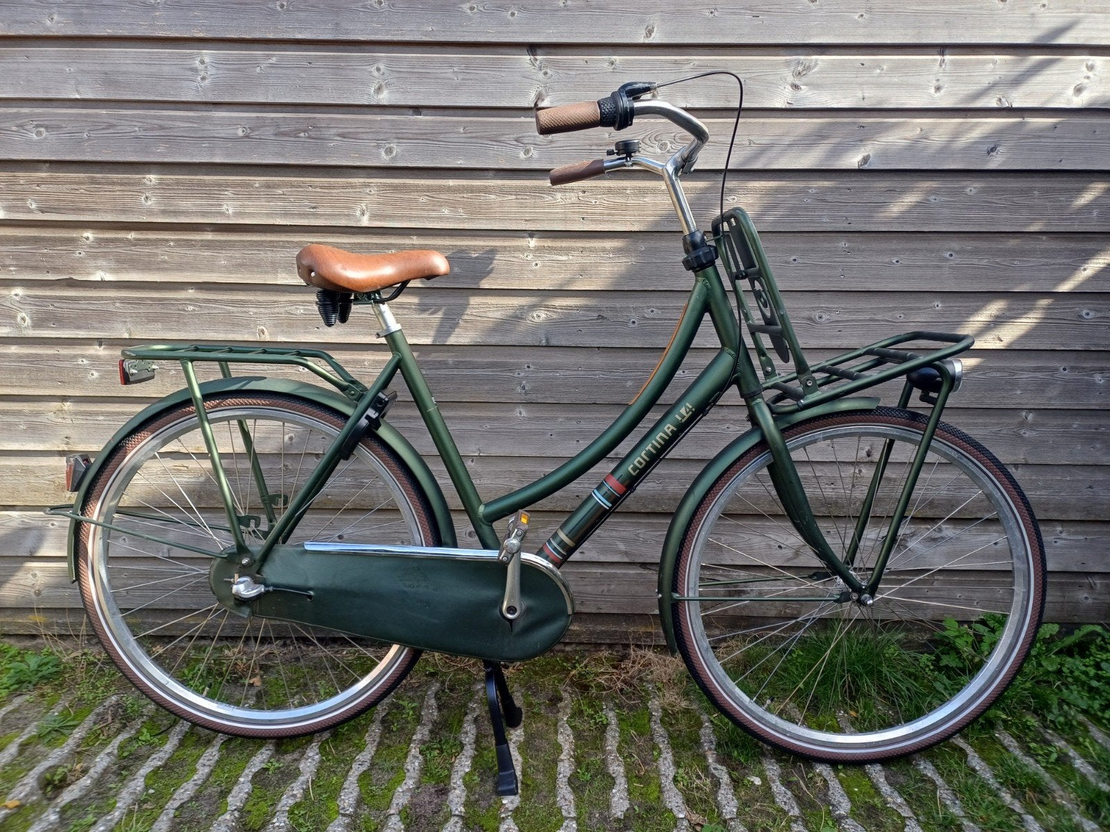 Cortina U4 dames 57cm, Fietsen en Brommers, Ophalen, Terugtraprem, Cortina U4 transportfiets, Versnellingen