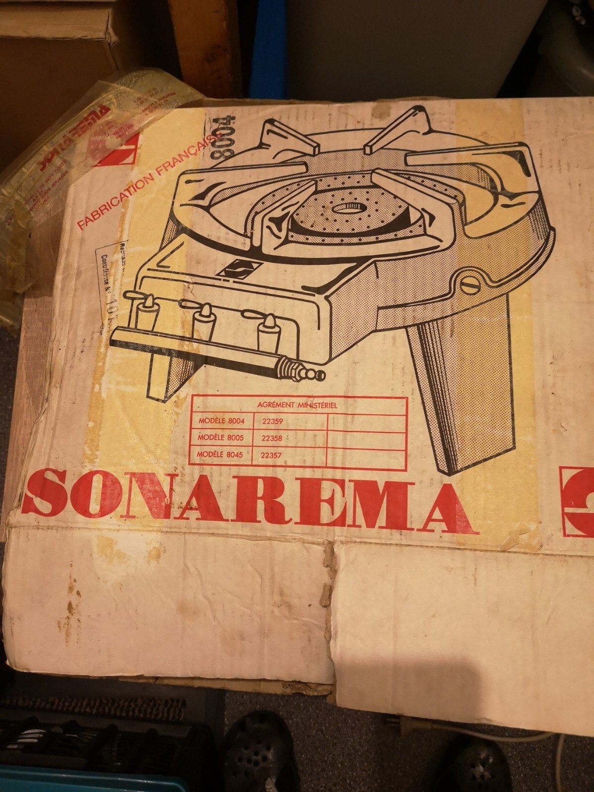 SONAREMA Gasfornuis - Vintage Kooktoestel, Ophalen, Gebruikt, 3 kookzones of minder, Gas