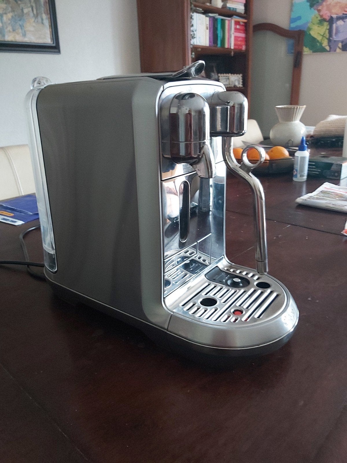 Sage Creatista Plus SNE800 BSS/A Nespresso Machine, Huis en Inrichting, Keuken | Keukenbenodigdheden, Zo goed als nieuw, Ophalen of Verzenden