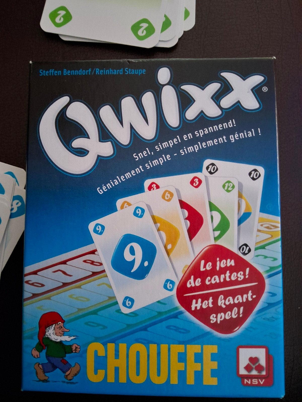Qwixx kaartspel - Zo goed als nieuw, Een of twee spelers, Ophalen, Zo goed als nieuw, NSV