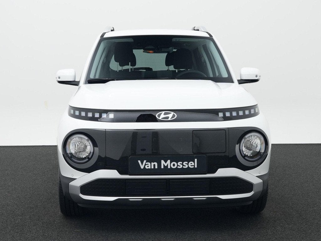 Hyundai INSTER Pulse Advanced 42 kWh | Stoel/ stuurverwarmin, Auto's, Hyundai, Stof, 1280 kg, Met garantie (alle), Wit