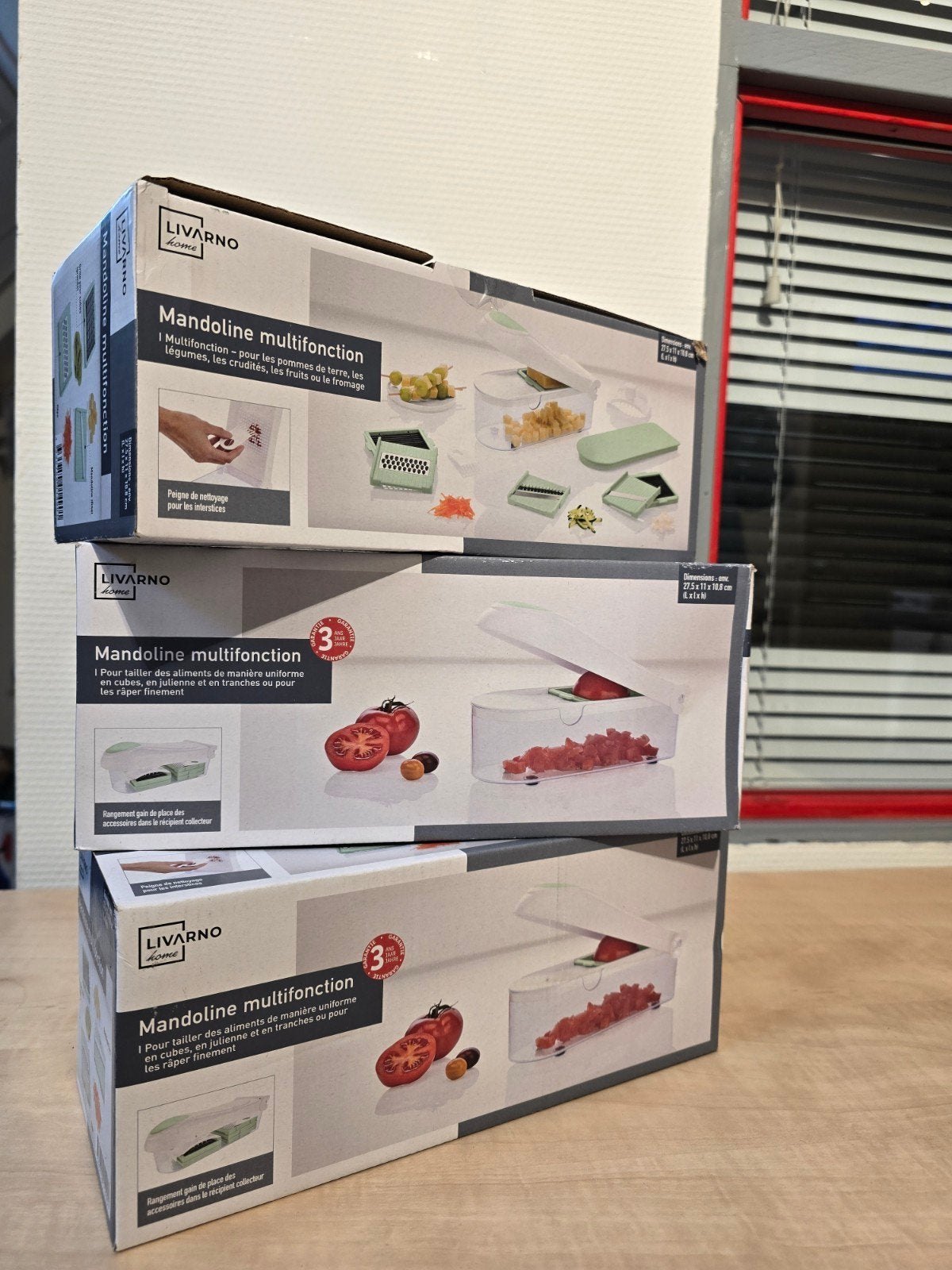 Mandoline Multifunctionele Groente- en Fruitsnijder, Witgoed en Apparatuur, Nieuw, 3 snelheden of meer, Ophalen of Verzenden, Vaatwasserbestendig