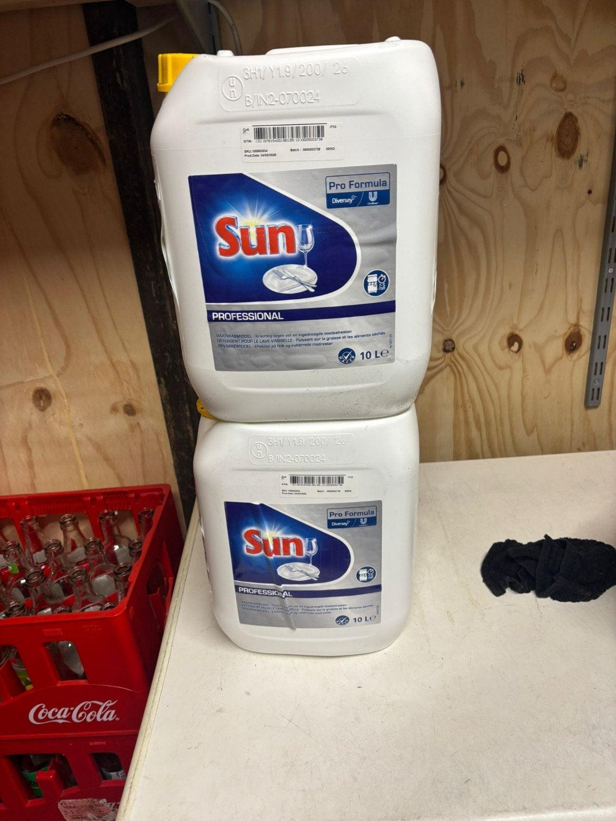 Sun vaatwasmiddel 20 L, Ophalen
