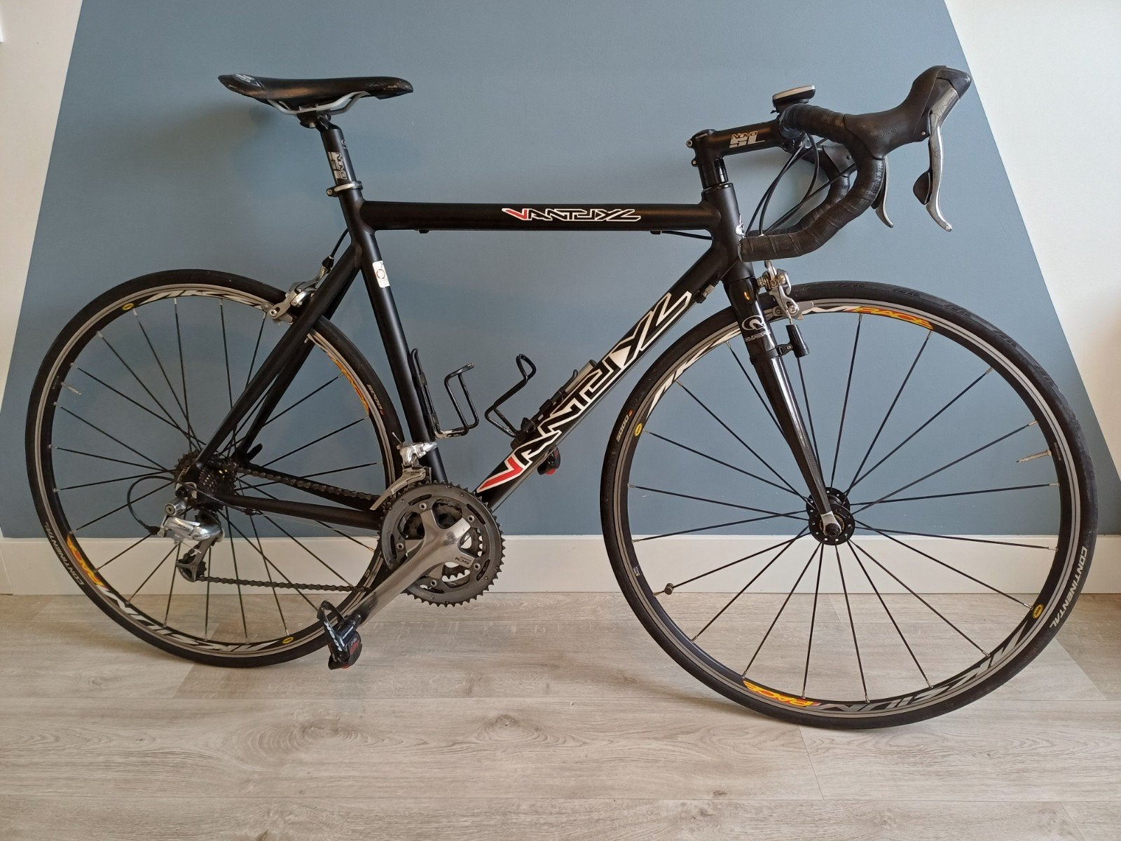 Van Tuyl met Carbon Voorvork  (maat 56)., 28 inch, Gebruikt, Carbon, Meer dan 20 versnellingen