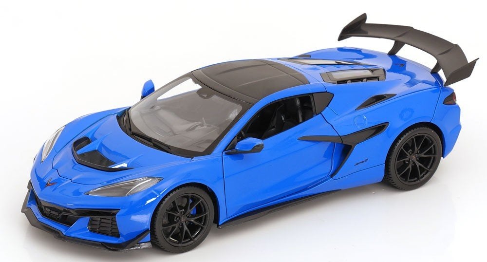 Chevrolet Corvette C8 ZR1 2025 Blauw Metallic 1-18 Maisto, Hobby en Vrije tijd, Tschuiten@hotmail.com, Auto, Nieuw, Ophalen of Verzenden