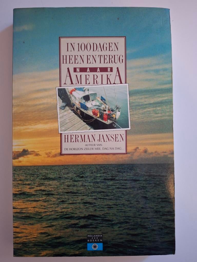 In 100 dagen heen en terug naar Amerika - Herman Jansen, Ophalen of Verzenden, Zo goed als nieuw, Europa