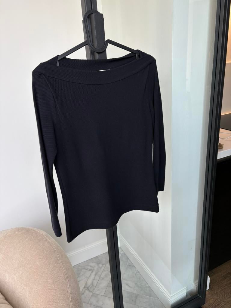 Vanilia truitje nieuw donkerblauw boothals maat 34, Blauw, Ophalen of Verzenden, Zo goed als nieuw, Lange mouw