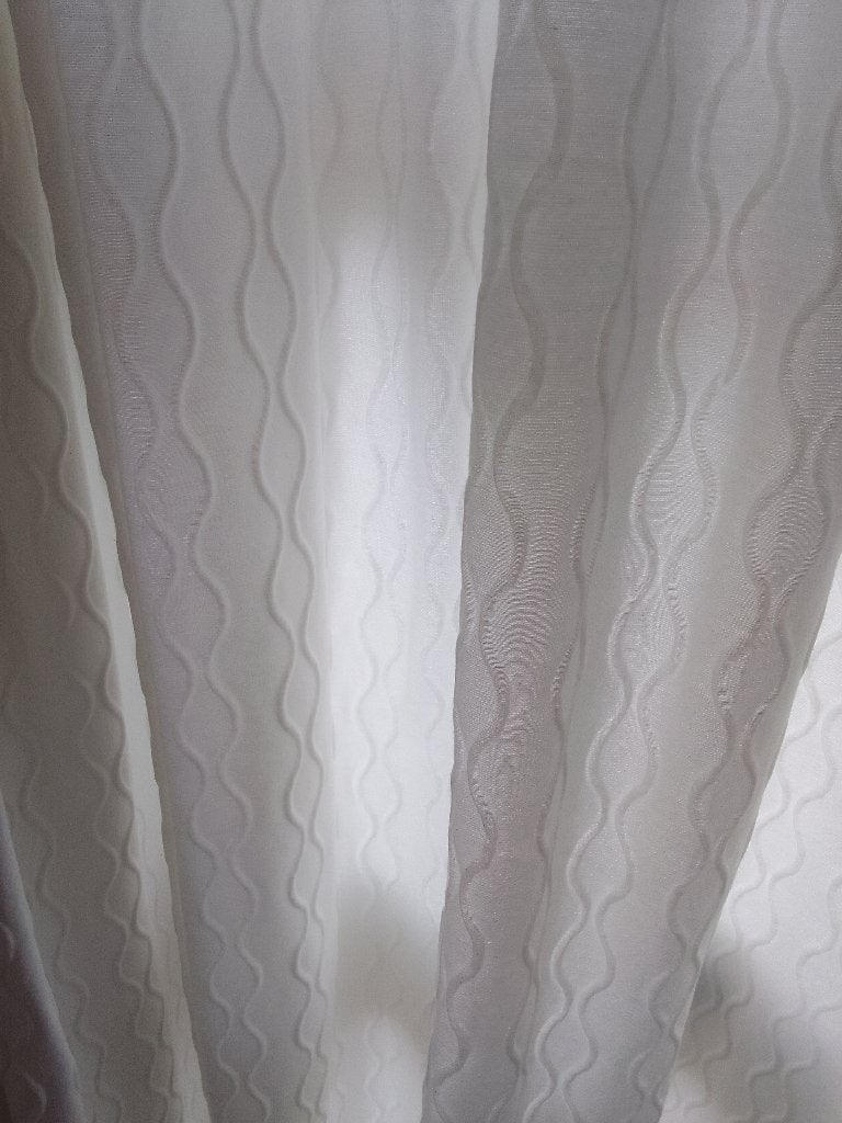 witte overgordijnen, Ophalen of Verzenden, Zo goed als nieuw