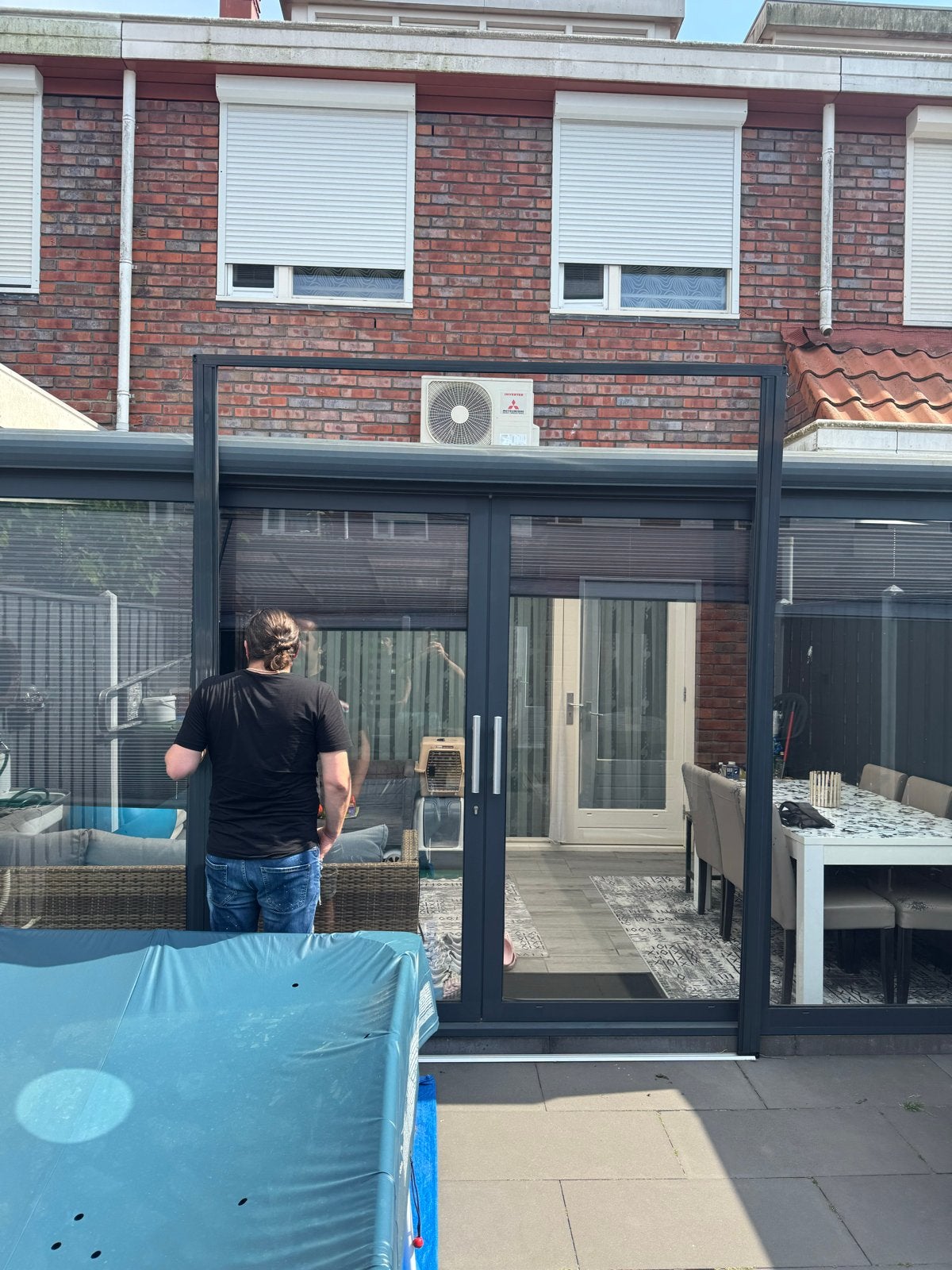 Dubbele insekten hor, Hordeur, Nieuw, Ophalen of Verzenden, Vouwdeur
