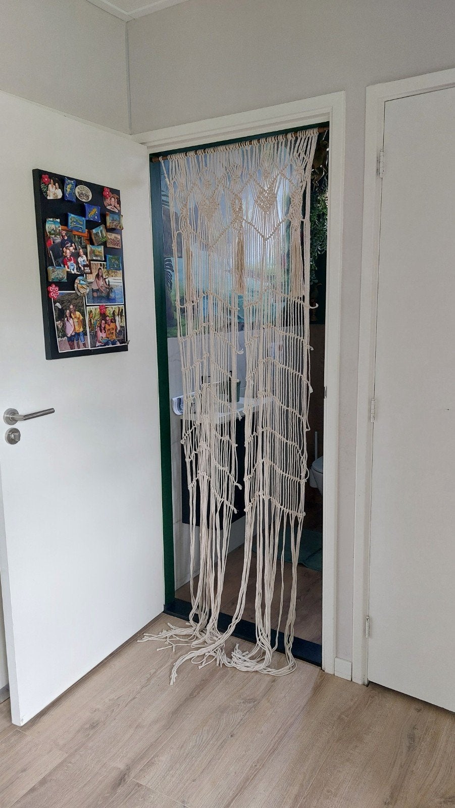Deurgordijn/vliegengordijn macrame, Ophalen of Verzenden, Zo goed als nieuw