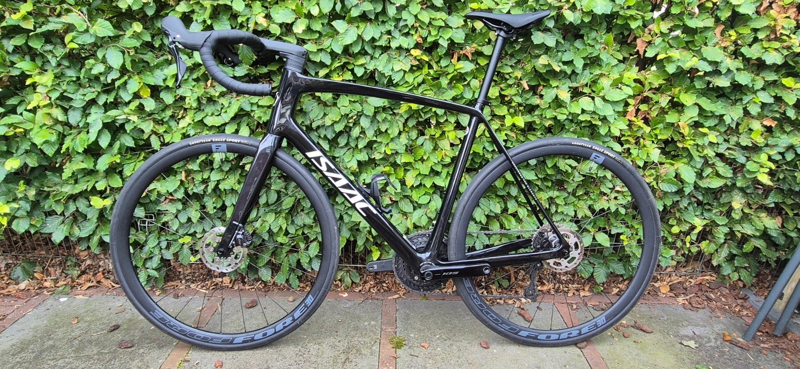 Isaac Vitron 58cm (XL), 28 inch, Carbon, Heren, Zo goed als nieuw