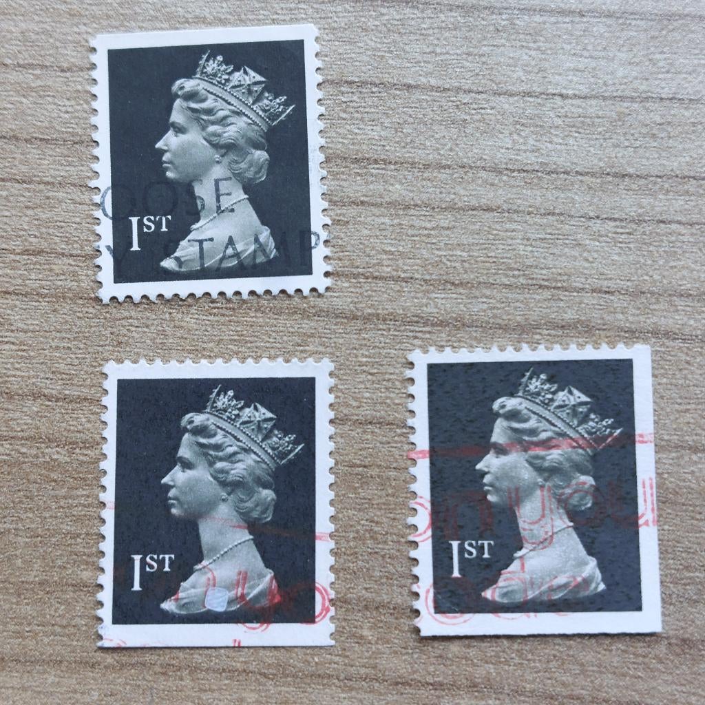 Engeland 1989  . Drie zegels uit blokje van vier.  MI  1217, Ophalen of Verzenden, Gestempeld