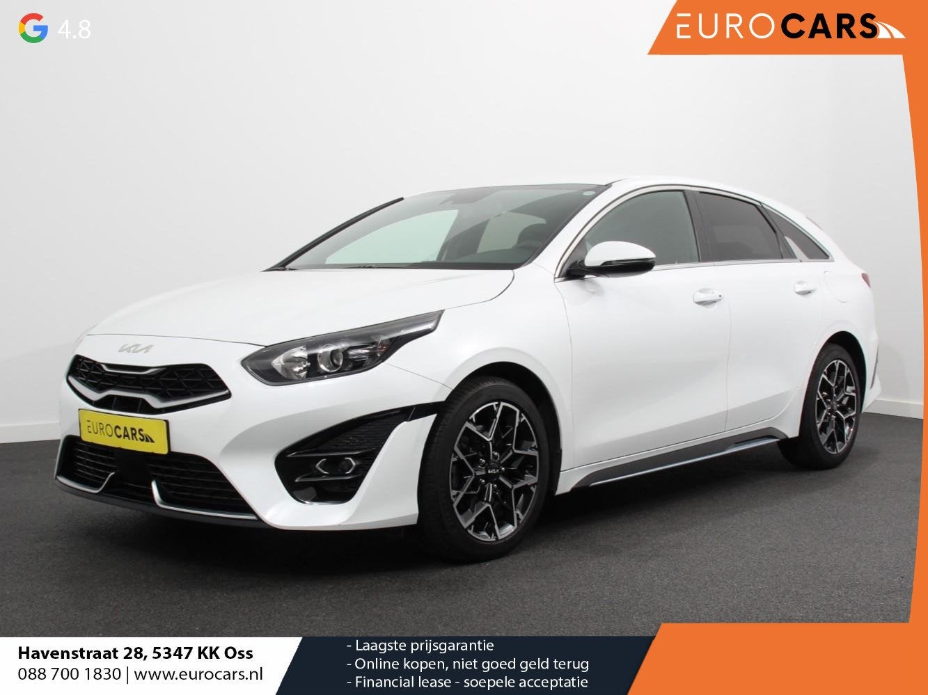 Kia ProCeed 1.5 T-GDi Automaat HEV GT-Line Climate control C, Auto's, Gebruikt, Euro 6, 4 cilinders, Wit