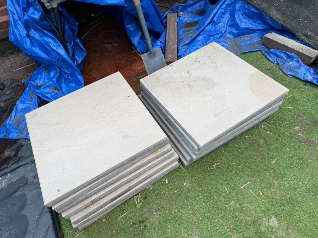 10 stuks Tegels excluton 60x60 denver tuin terras, Ophalen of Verzenden, Nieuw
