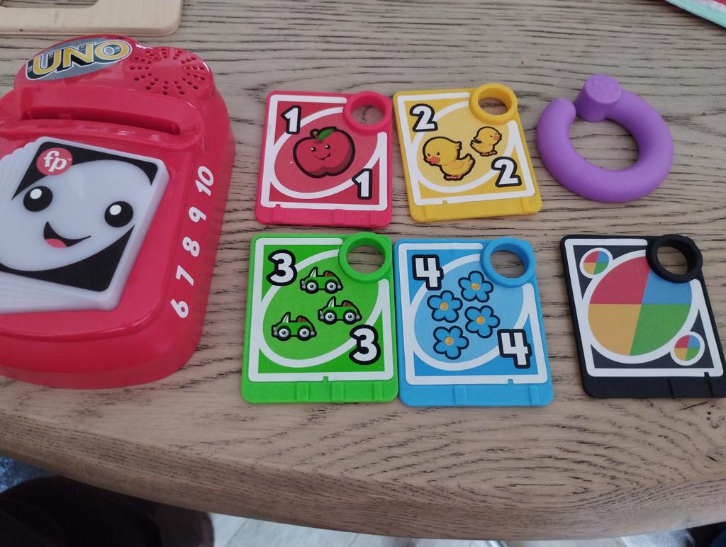 Fisher price uno spel, Ophalen of Verzenden, Zo goed als nieuw, Speelset