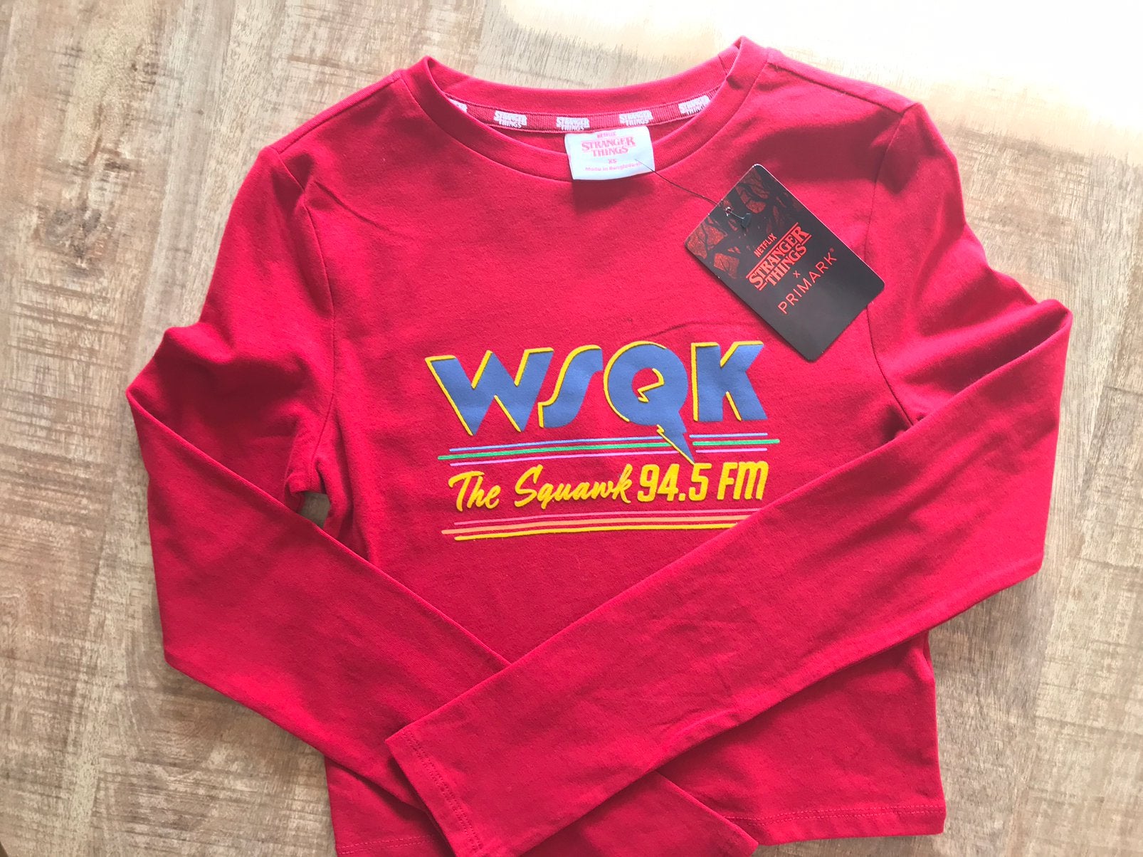 Stranger Things SWQK shirt, Maat 42/44 (L), Nieuw, Ophalen of Verzenden, Lange mouw