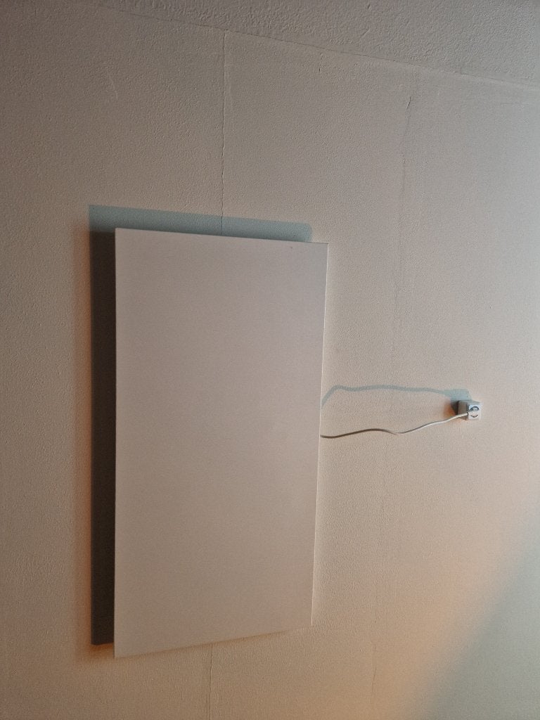 infrarood paneel incl. thermostaat, Ophalen, 500 tot 800 watt, Overige typen, Minder dan 60 cm