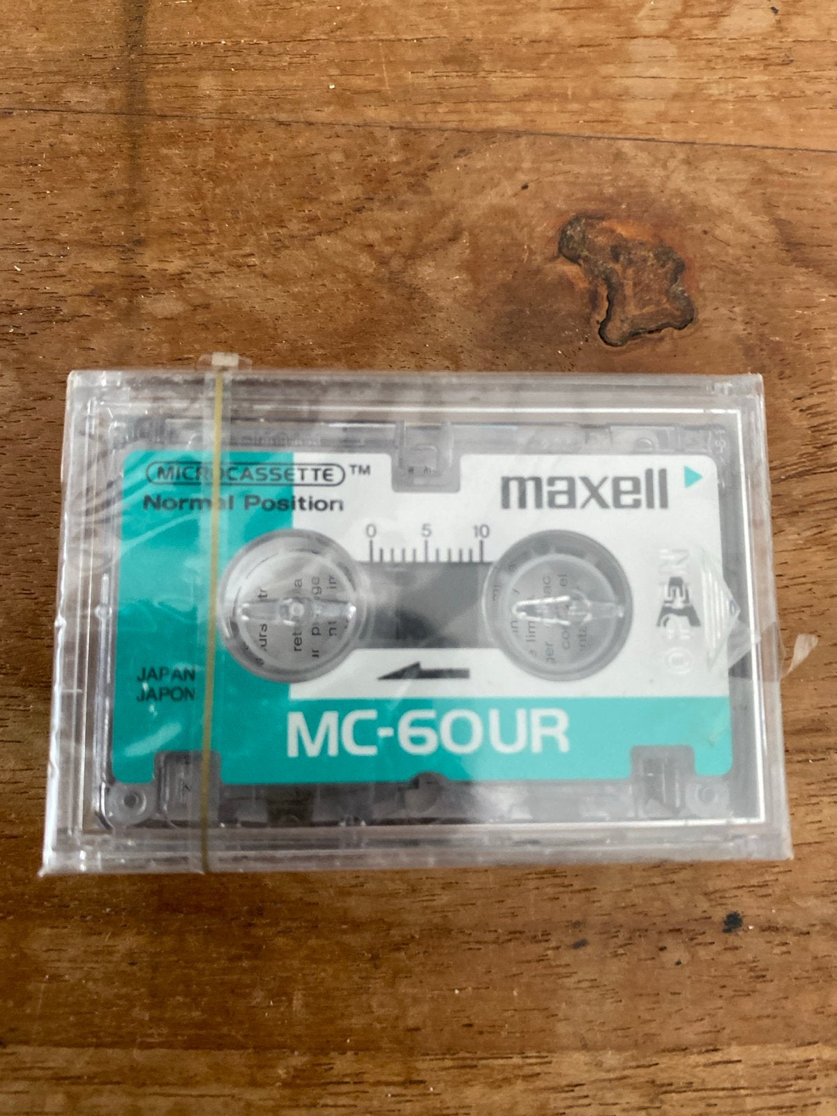 Maxell MC-60UR Microcassette - Nieuw in verpakking, Overige genres, 1 bandje, Ophalen of Verzenden, Nieuw in verpakking