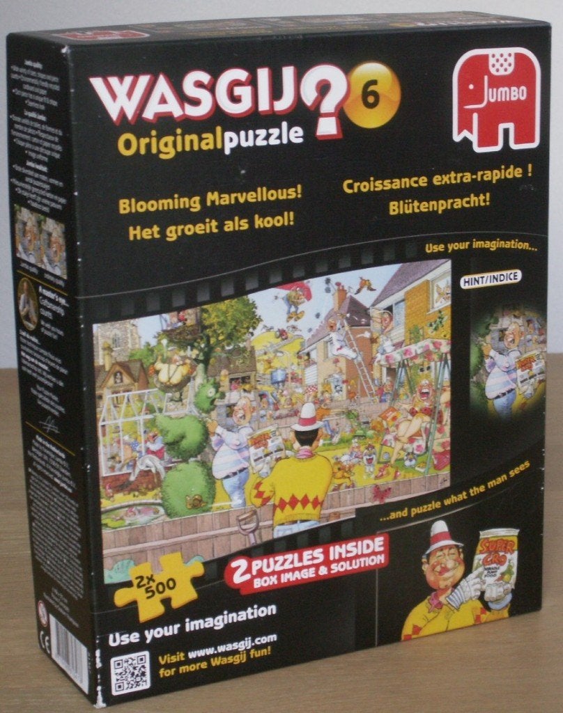 Wasgij puzzel 2x500 stukjes nr 6:Het groeit als kool+Blütenp, Ophalen of Verzenden, 500 t/m 1500 stukjes, Zo goed als nieuw