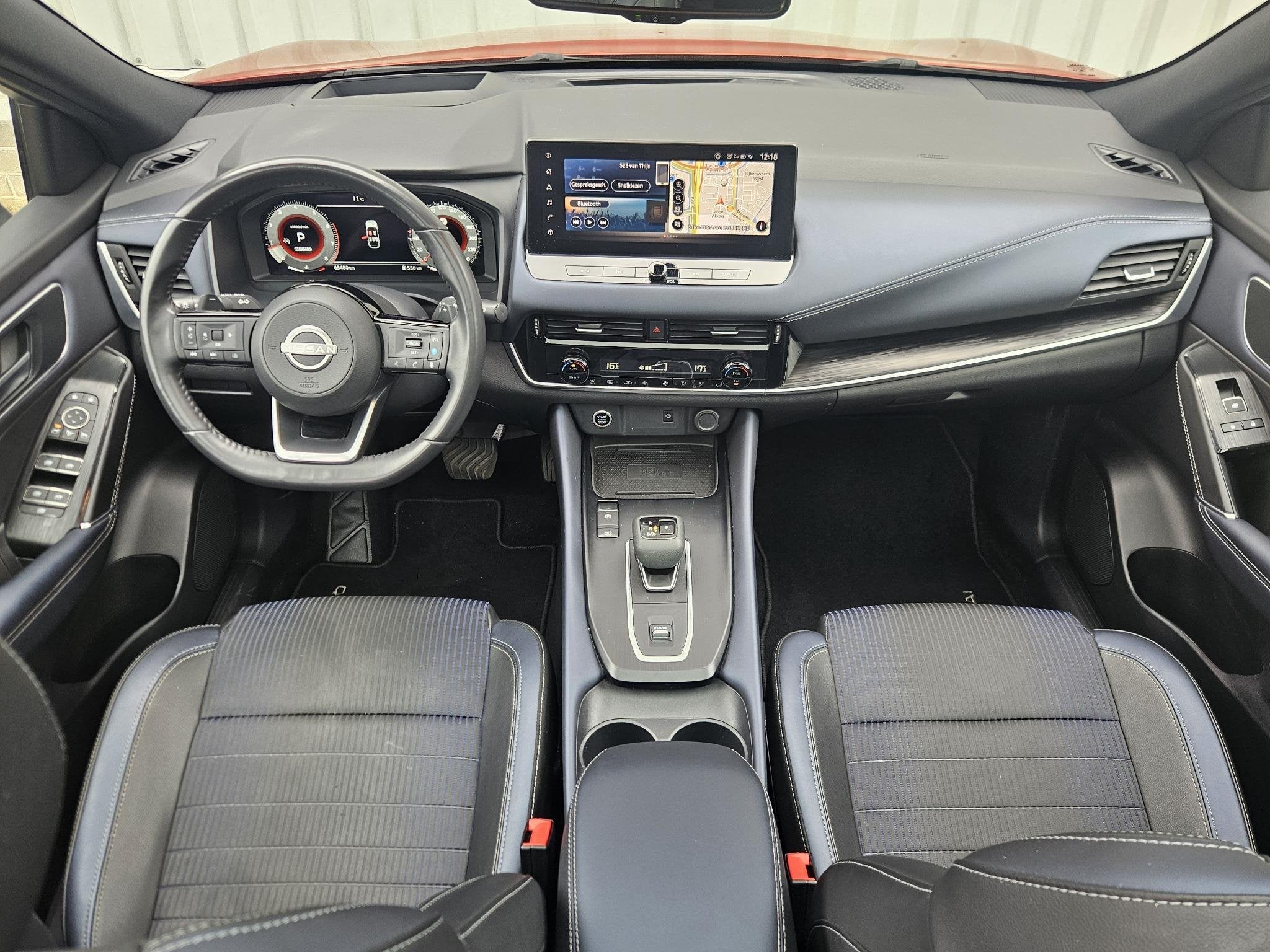 Nissan Qashqai 1.3 MHEV Tekna / Trekhaak 1800KG / Adaptief C, Auto's, Euro 6, Leder en Stof, Origineel Nederlands, Qashqai