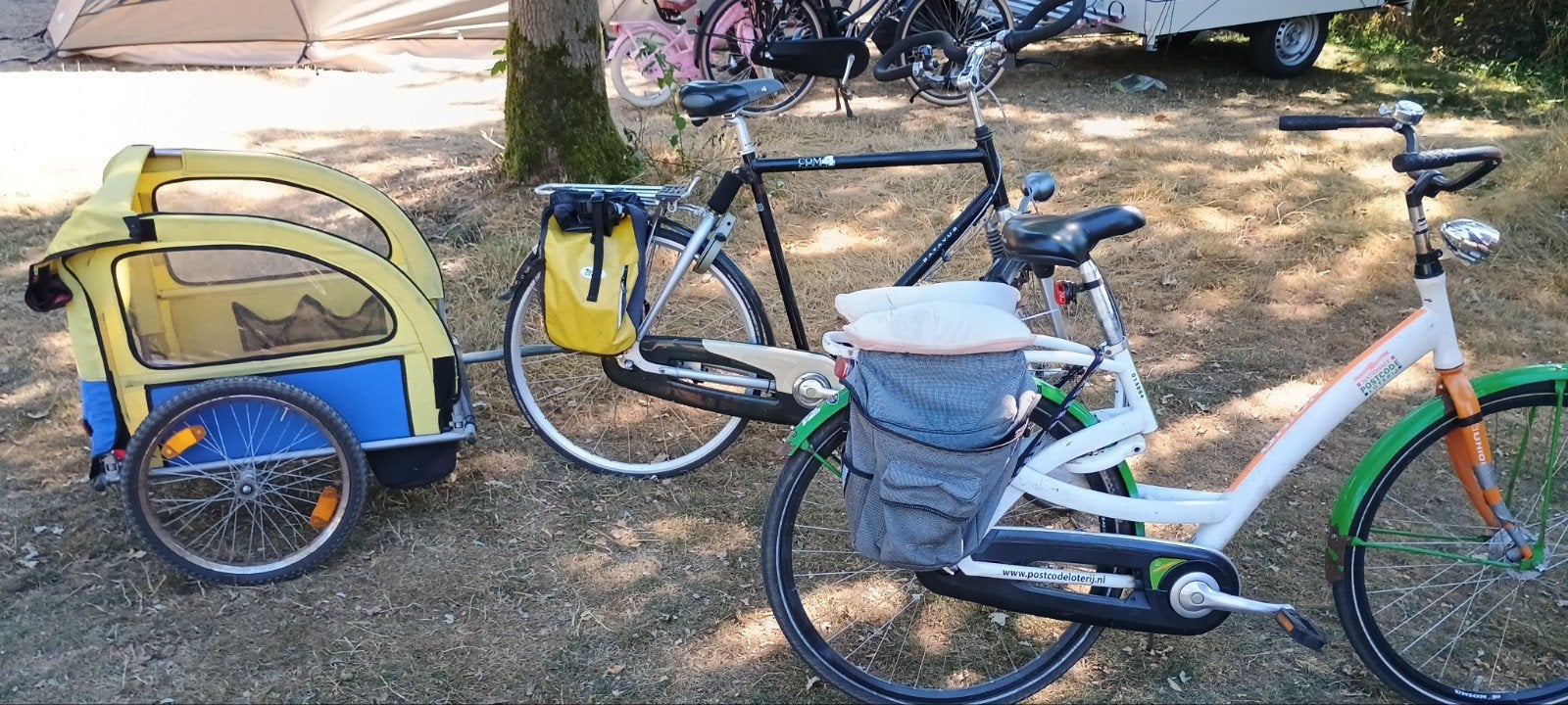 Batavus fiets, Postcode Loterij fiets en fietskar t.e.a.b., Ophalen, Gebruikt, Batavus