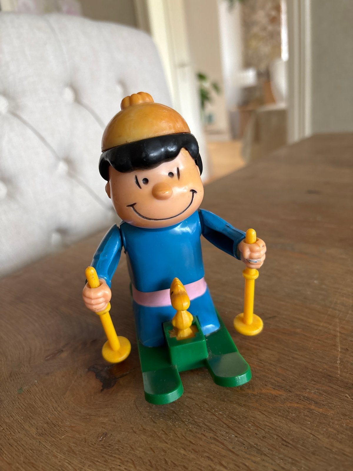 Vintage Skiër PEanuts Lucy Snoopy serie, Verzamelen, Ophalen of Verzenden, Gebruikt