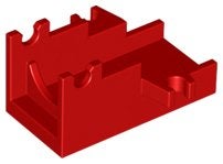Lego Rode Projectielanceerder Basis 2x4 (Item 2527), Gebruikt, Overige thema's, Lego, Ophalen of Verzenden