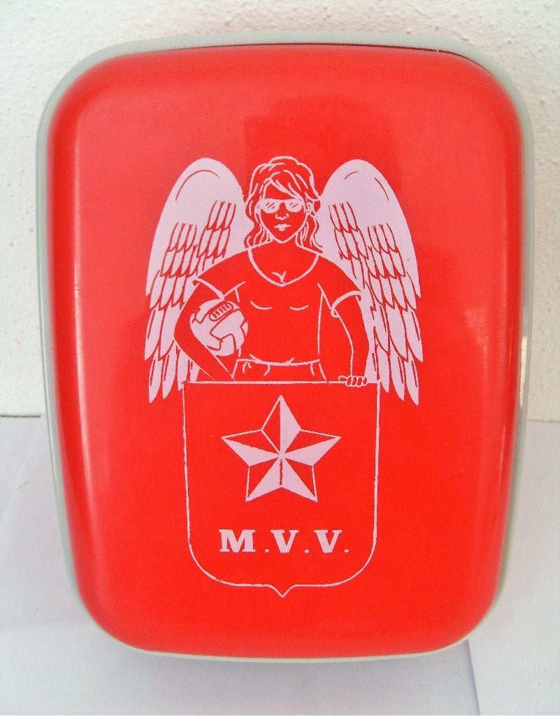 MVV Maastricht Broodtrommel Lunchtrommel MVV Mestreech, Ophalen of Verzenden, Zo goed als nieuw, Overige binnenlandse clubs, Overige typen