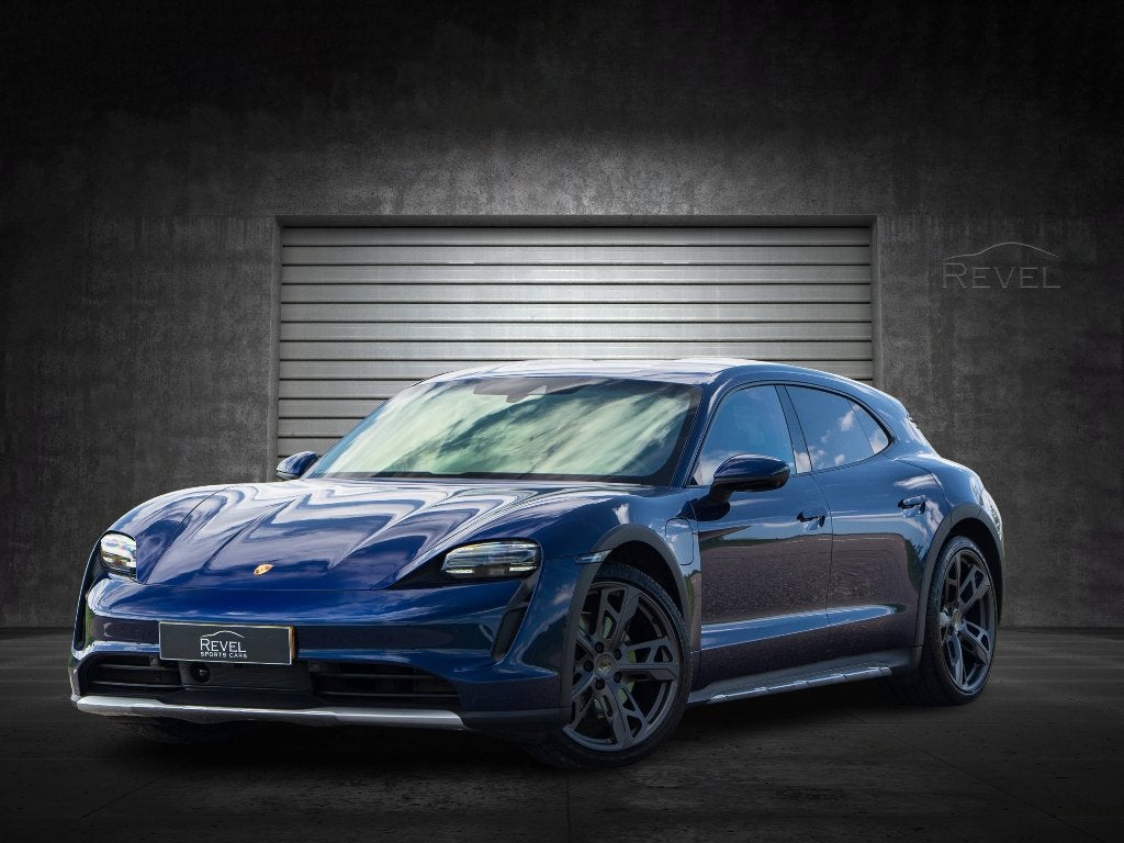 Porsche Taycan Cross Turismo 490pk 2021 Porsche Approved, Auto's, Automaat, 2220 kg, Zwart, Blauw