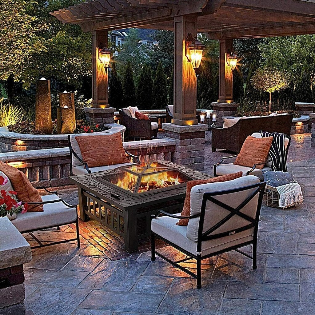 Vuurschaal Heather Terrasvuur Patio Vuurhaard Grill BBQ, Ophalen of Verzenden, Nieuw