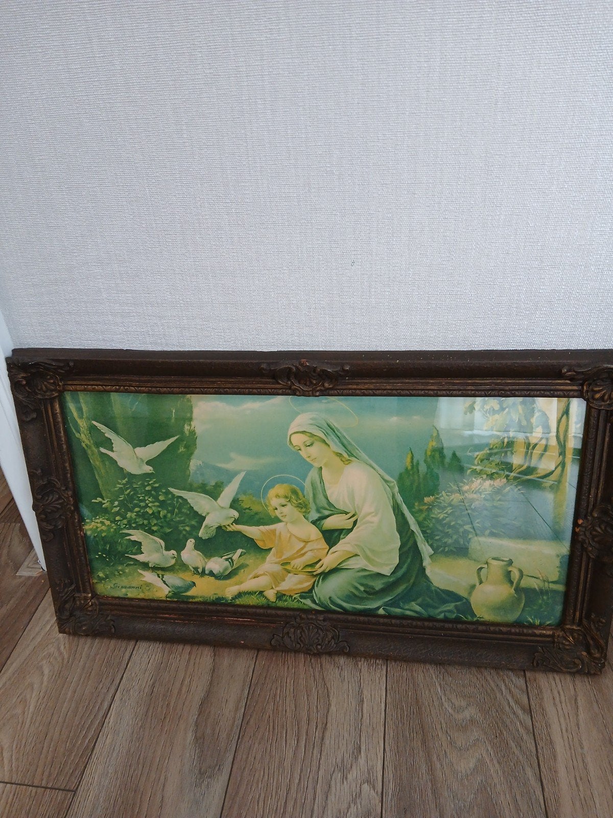 Mooie antieke lijst met antieke prent Giovanni, Ophalen