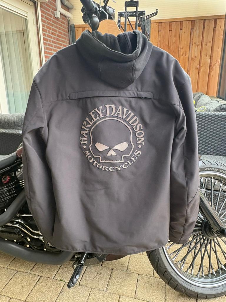 Harley davidson motorjas met protectie, Motoren, Kleding | Motorkleding, Ophalen of Verzenden
