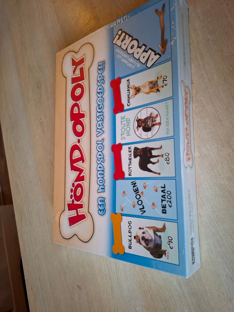 Hond-Opoly Bordspel - Nieuw in verpakking, 123 Game Street, Cincinnati, OH 45202, USA, Late for the Sky Production Company, Nieuw