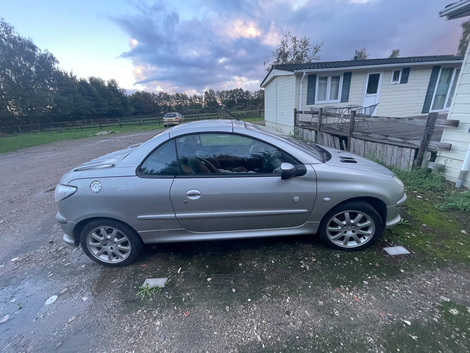 Peugeot 206 1.6 16V CC 2003 Grijs, Voorwielaandrijving, 4 cilinders, Cabriolet, 4 stoelen