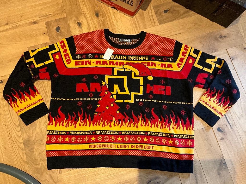 Ein Baum brennt  jumper/trui van Rammstein Maat XXXXL, Verzamelen, Nieuw, Ophalen of Verzenden, Trui rammstein, Kleding