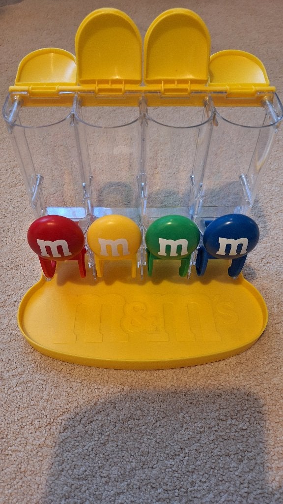 M&M's snoep dispenser en tas, Ophalen of Verzenden, Zo goed als nieuw