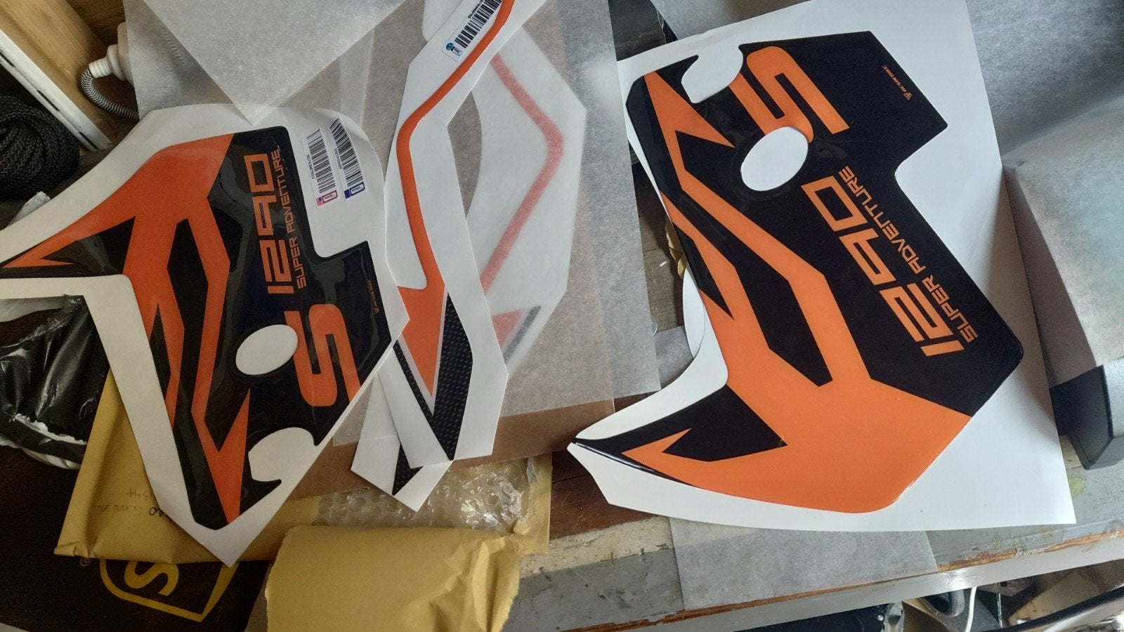 stickerset. ktm 1290 superadventure, Eén persoon