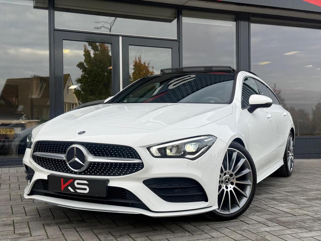 Mercedes-Benz CLA-klasse Shooting Brake 200 AMG Ambiente Pan, Gebruikt, Zwart, 4 cilinders, Origineel Nederlands