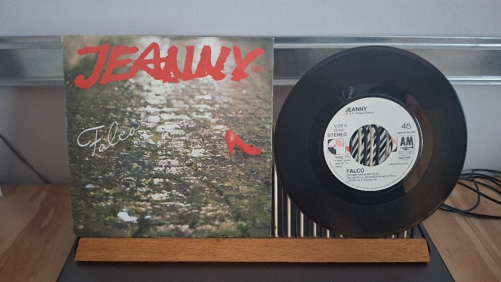 Falco-Jeanny(775) 3 euro vaste prijs, Ophalen of Verzenden, Zo goed als nieuw, 7 inch, Pop
