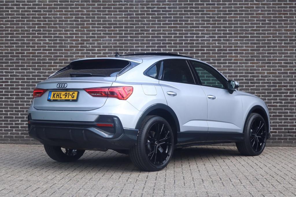 Audi Q3 Sportback 45 TFSIe 245pk PHEV S Edition | Panoramada, Auto's, 12 maanden, Gebruikt, Leder en Stof, Hybride Elektrisch/Benzine