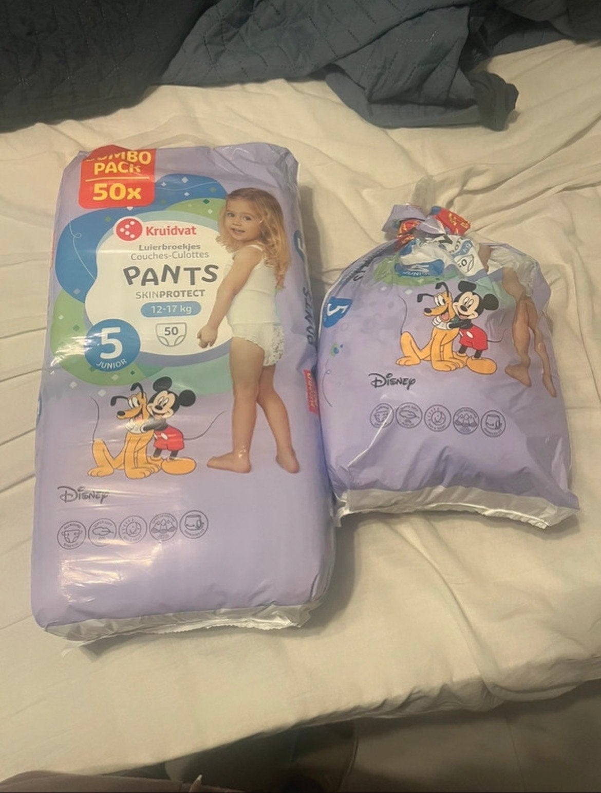 Kruidvat Luierbroekjes Pants Skinprotect Junior Maat 5 (50 s, Ophalen, Nieuw