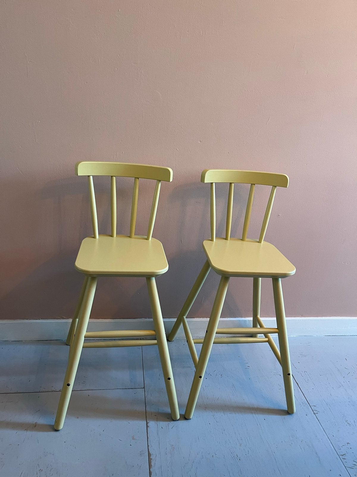 AGAM ikea kinderstoelen. Geel beige van hout, Ophalen, Gebruikt, Overige typen