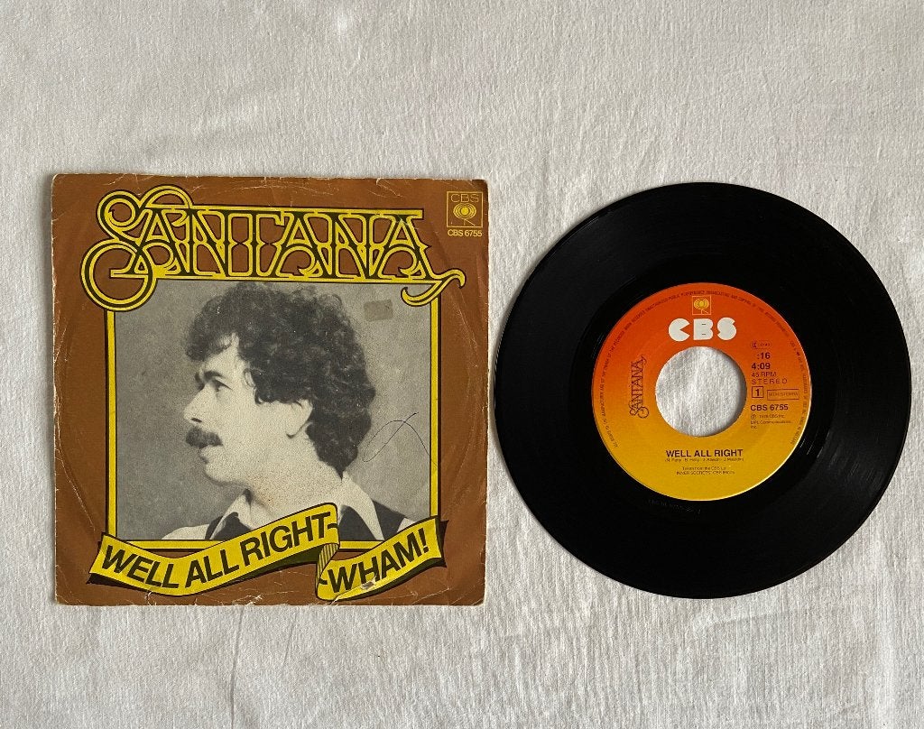 santana. -  well all right, Gebruikt, 7 inch, Ophalen of Verzenden, EP