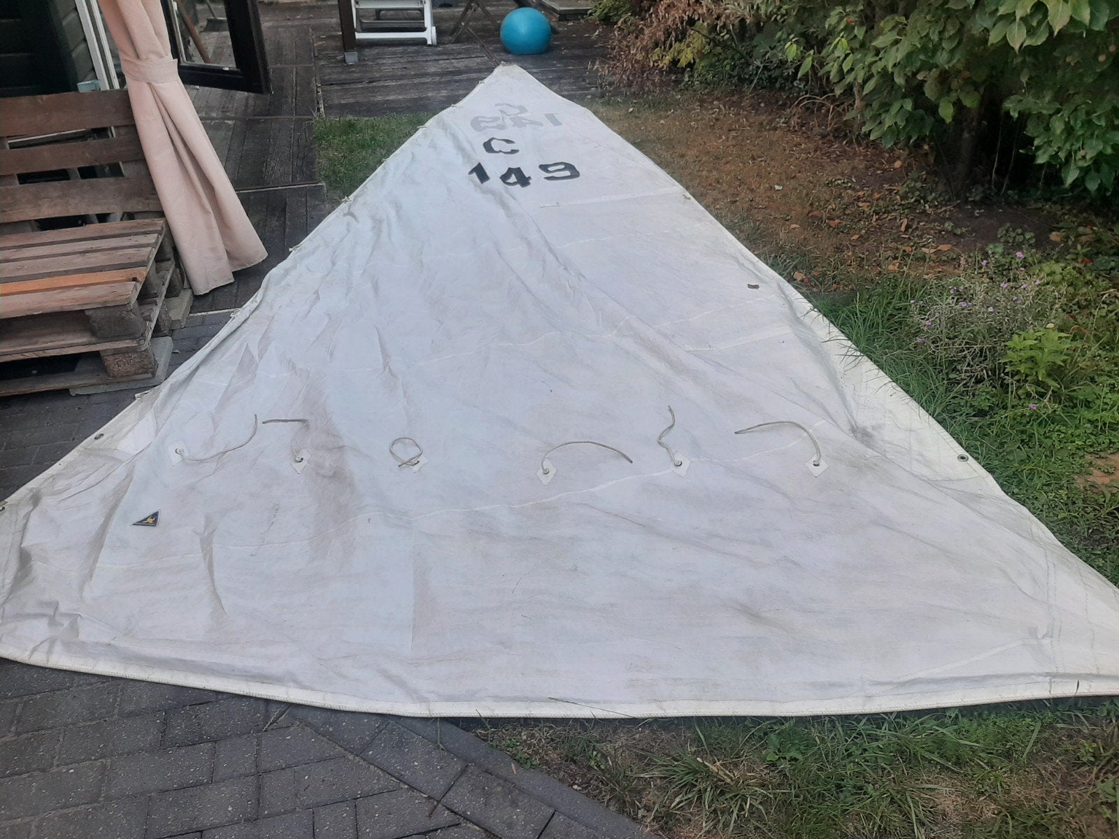 grootzeil centaur gebruikt, Watersport en Boten, Gebruikt, Ophalen of Verzenden, 3 tot 6 meter, Minder dan 15 m²